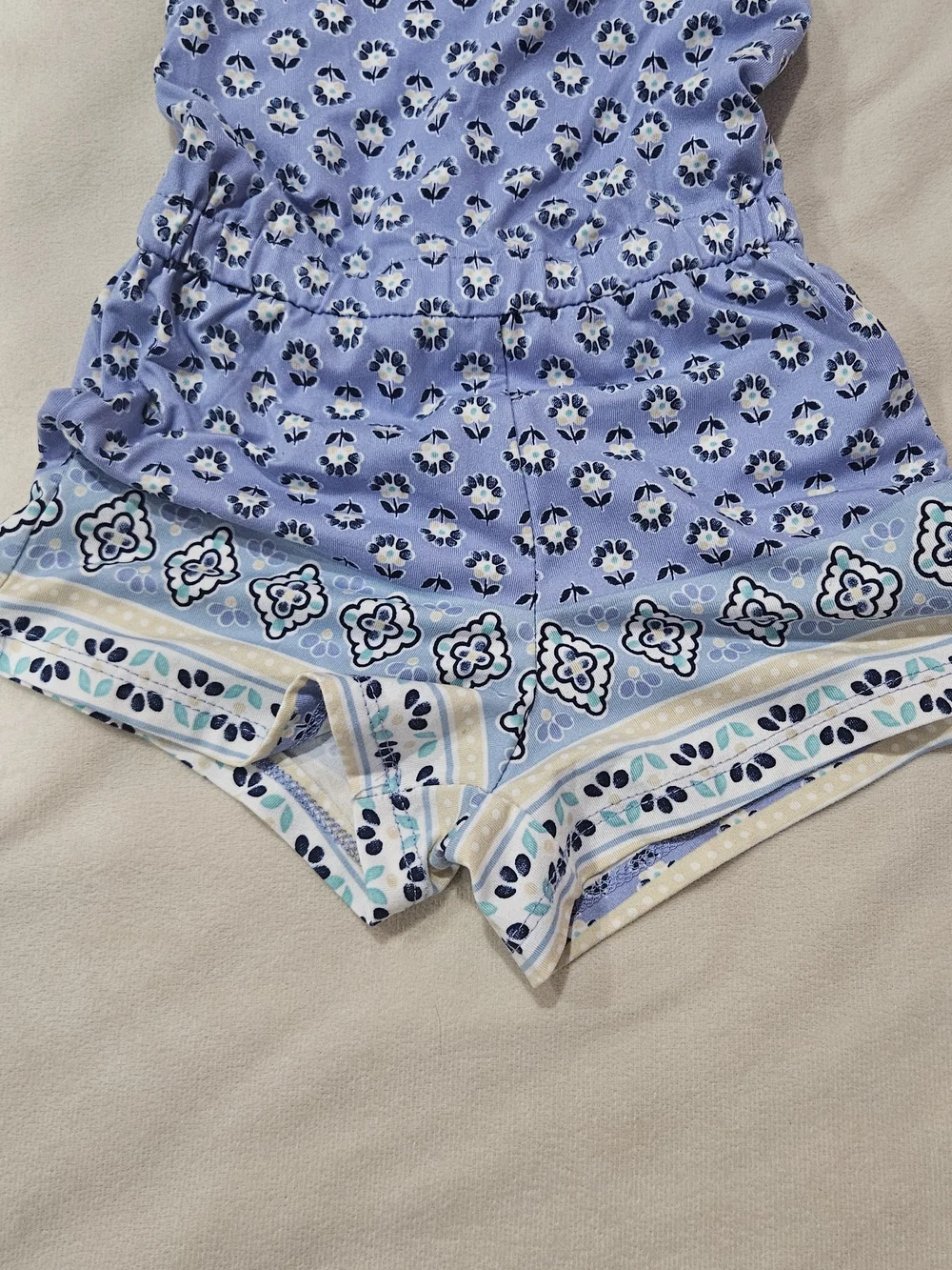 Btween Baby Lilac Floral One-piece - 24 Months